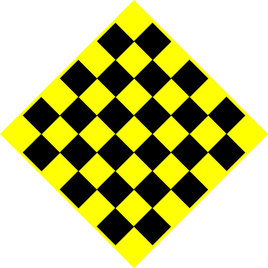 Checkerboard Sign MUTCDC WA-8