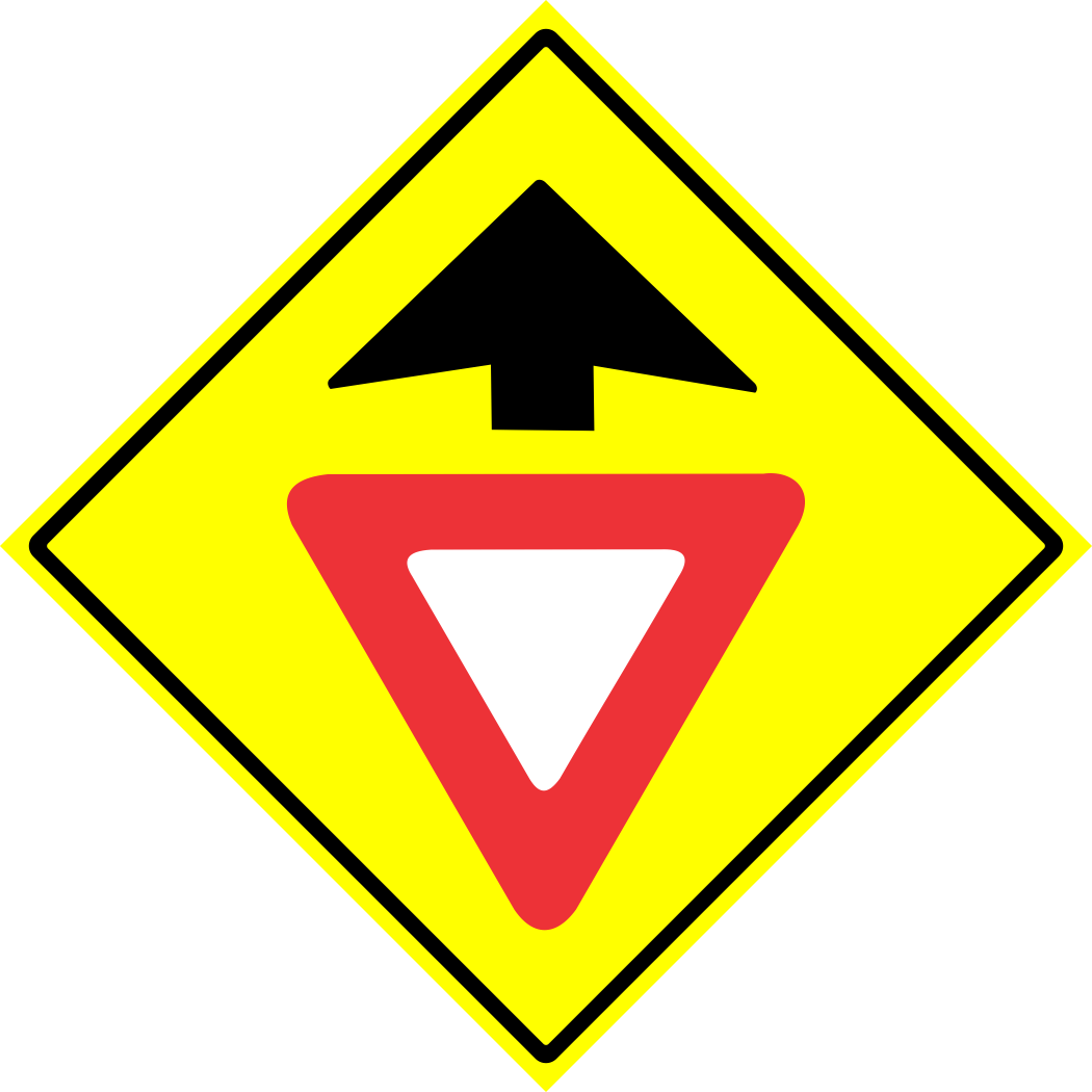 Yield Ahead Sign MUTCDC WB-2