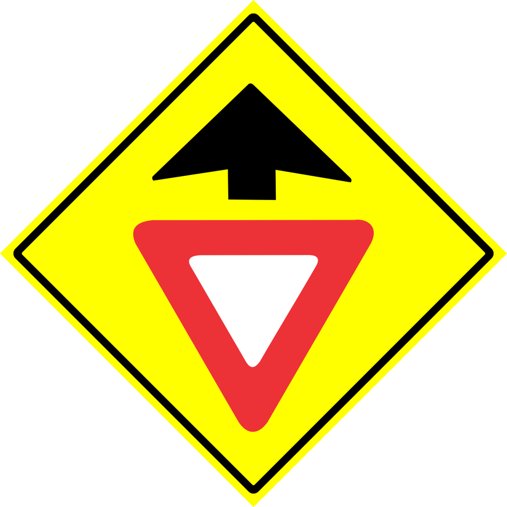 Yield Ahead Sign MUTCDC WB-2