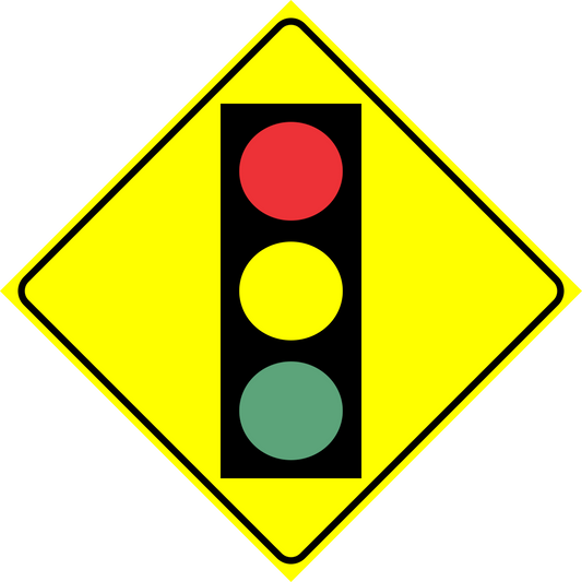 Traffic Signals Sign MUTCDC WB-4