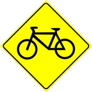 Bicycle Crossing Right Ahead Sign MUTCDC WC-7R