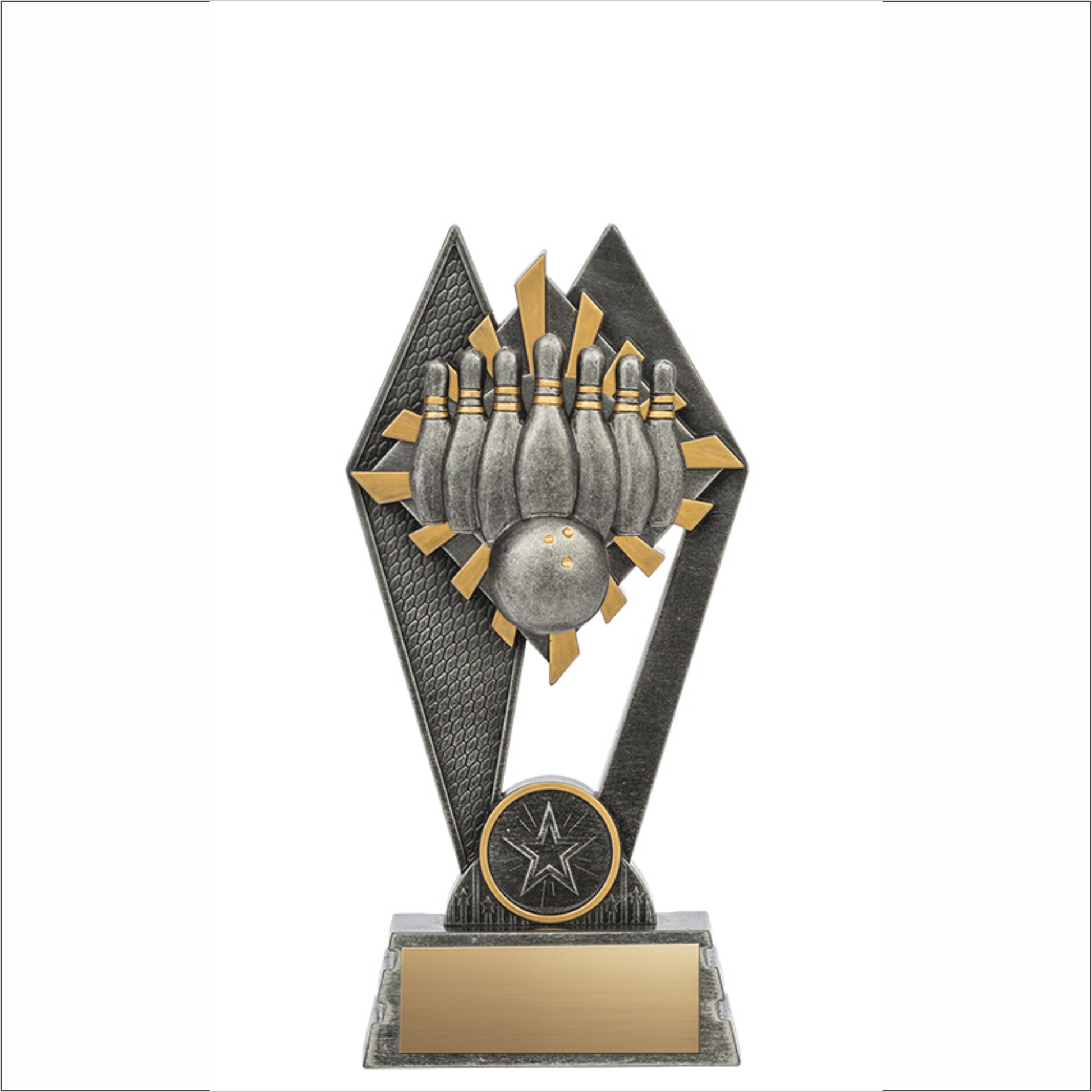 10 Pin Bowling trophy - Peak series