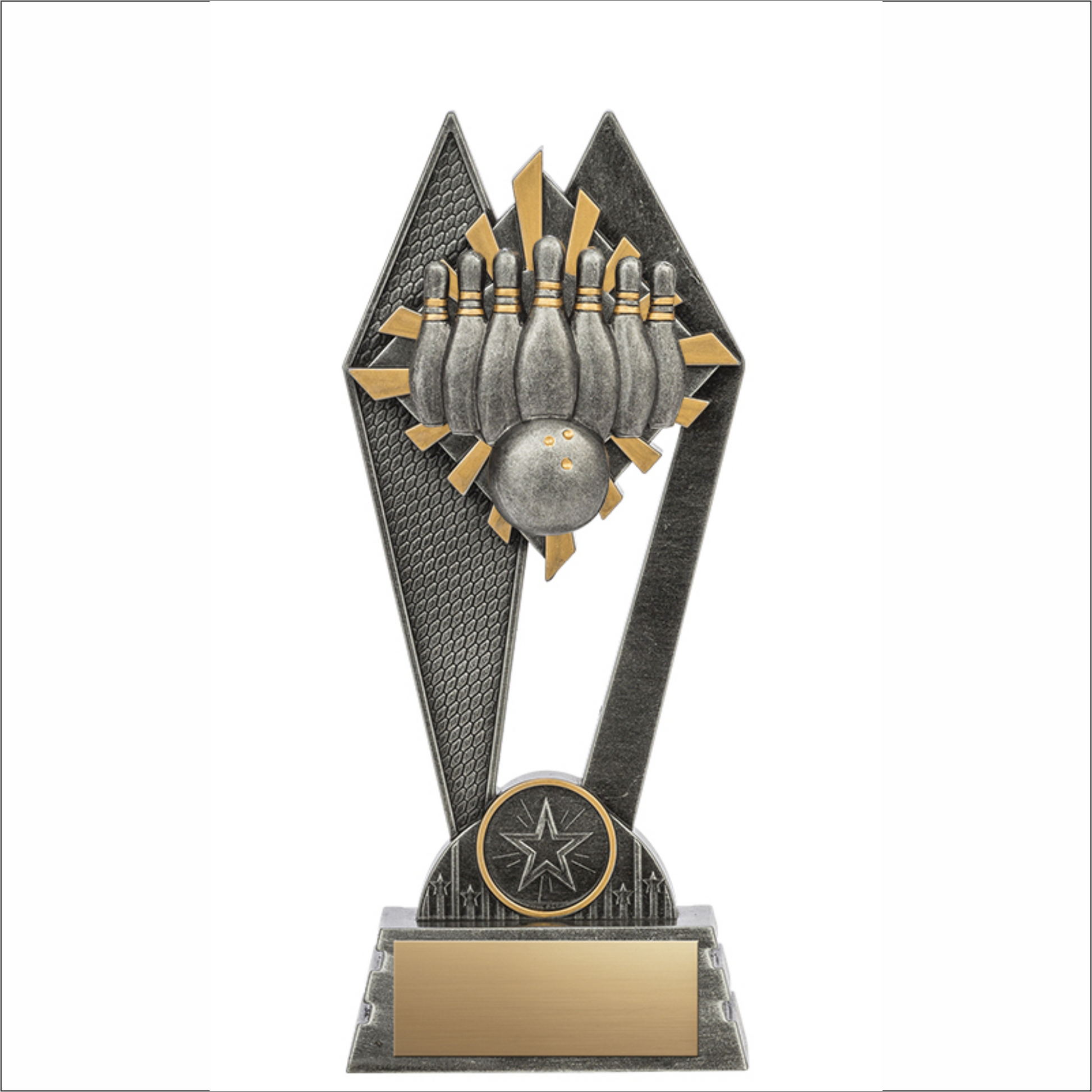 10 Pin Bowling trophy - Peak series