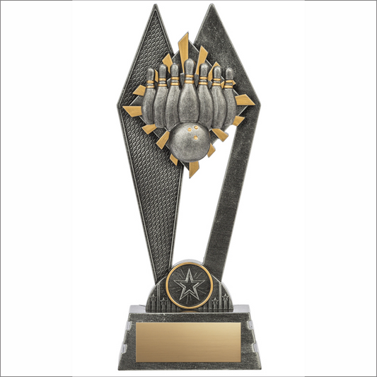 10 Pin Bowling trophy - Peak series