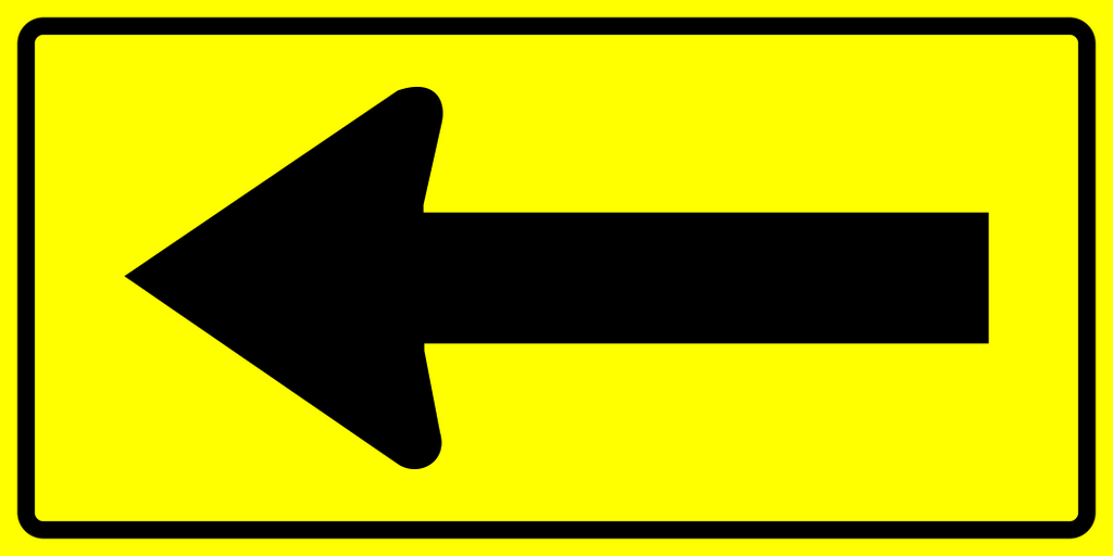 Advisory Arrow Sign MUTCDC