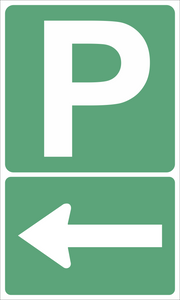 Parking Left Sign MUTCDC