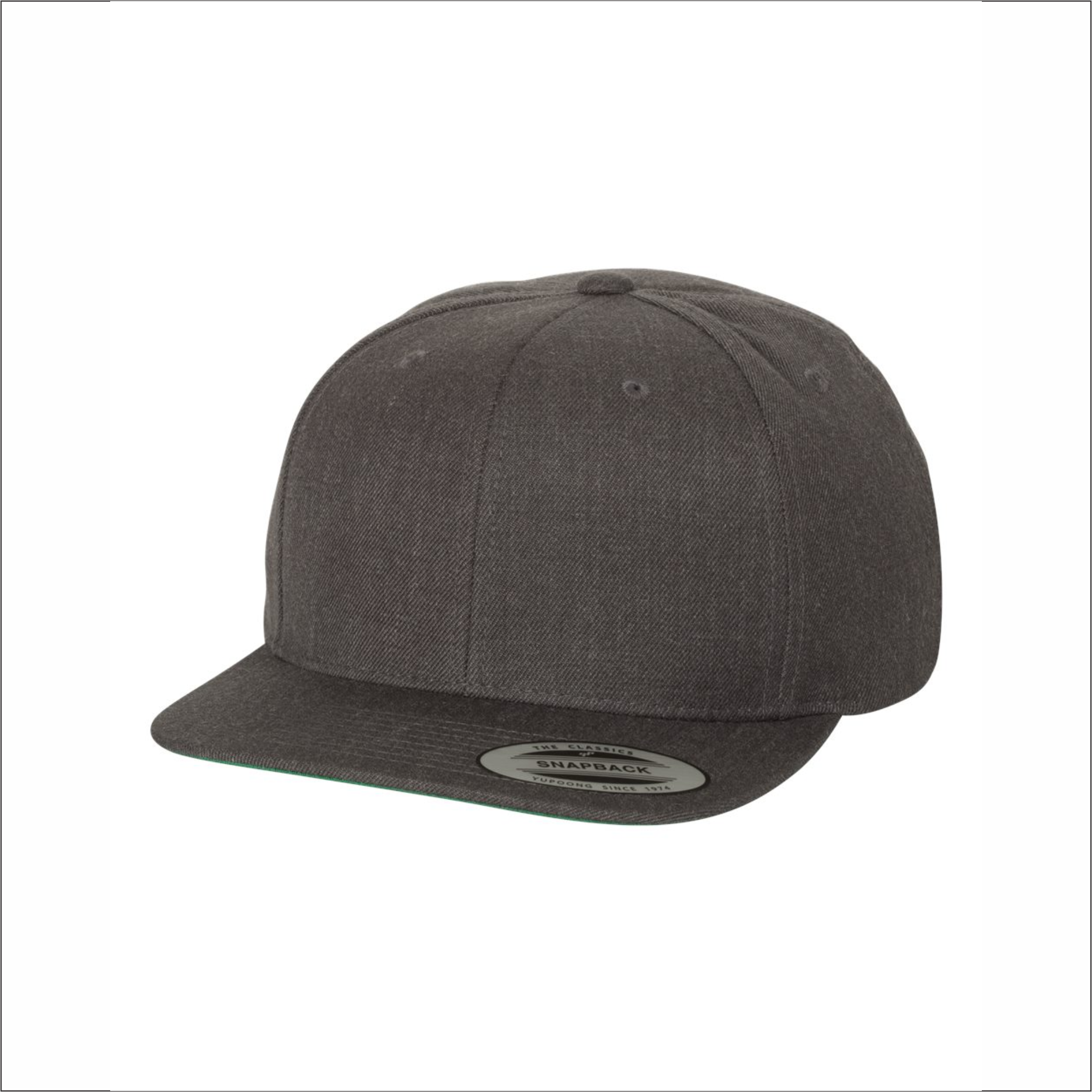 Snapback Hat - Classic Flat Bill - Yupoong YU6089M