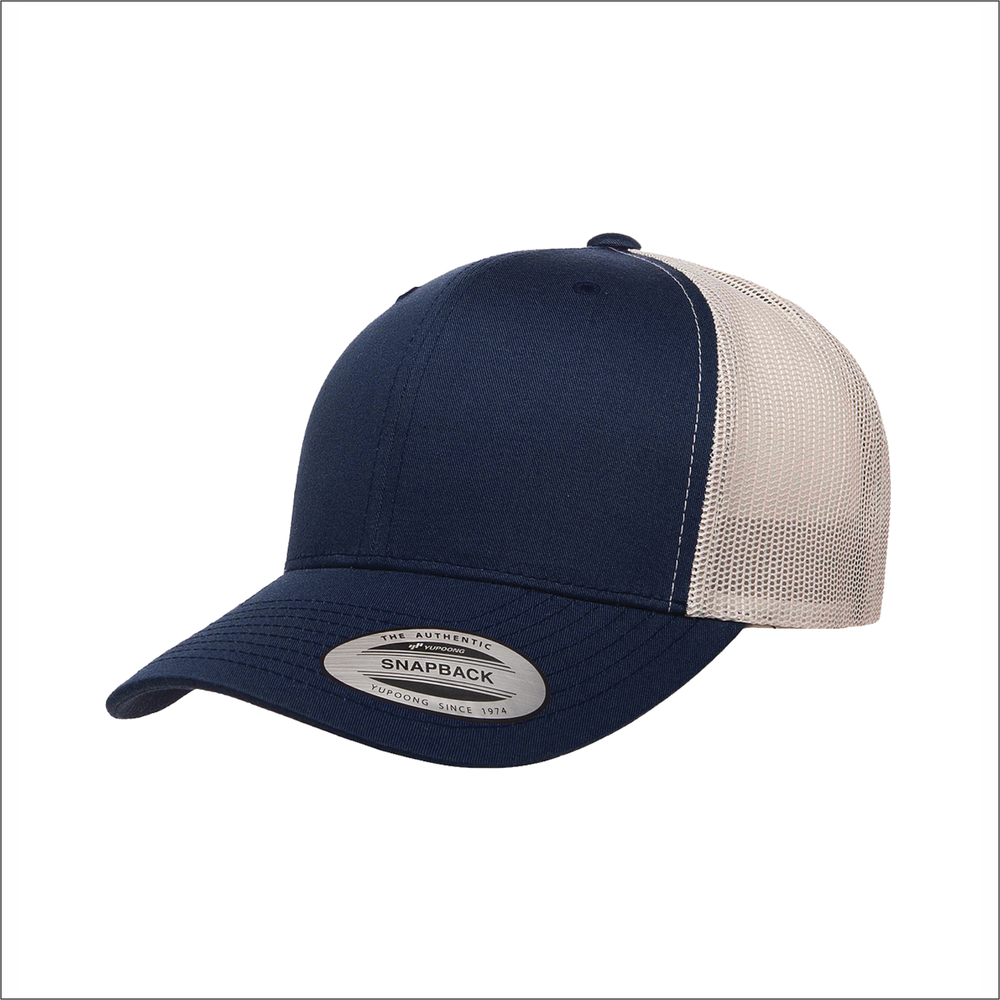 Snapback Hat - Meshback Retro Trucker - Yupoong YU6606