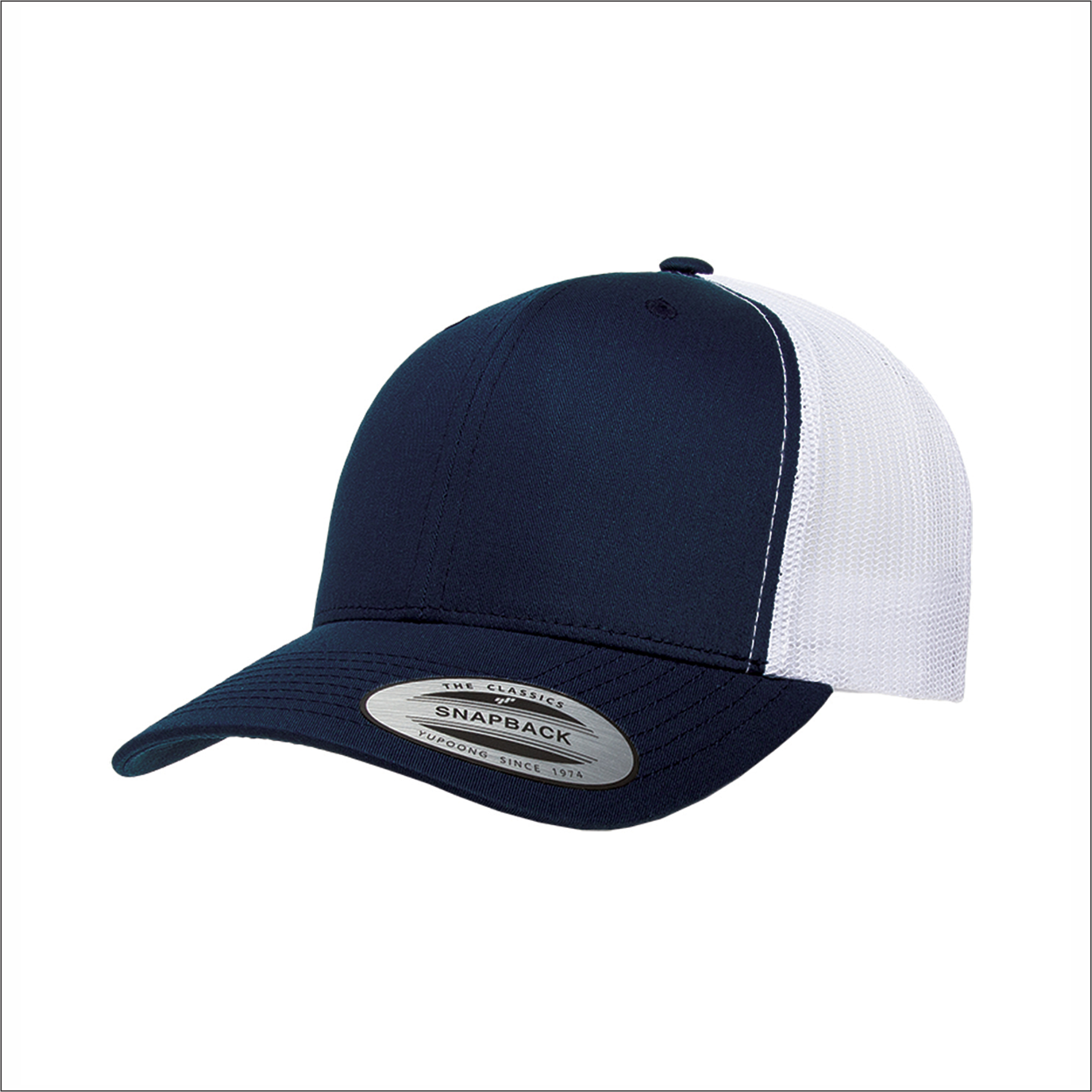 Snapback Hat - Meshback Retro Trucker - Yupoong YU6606