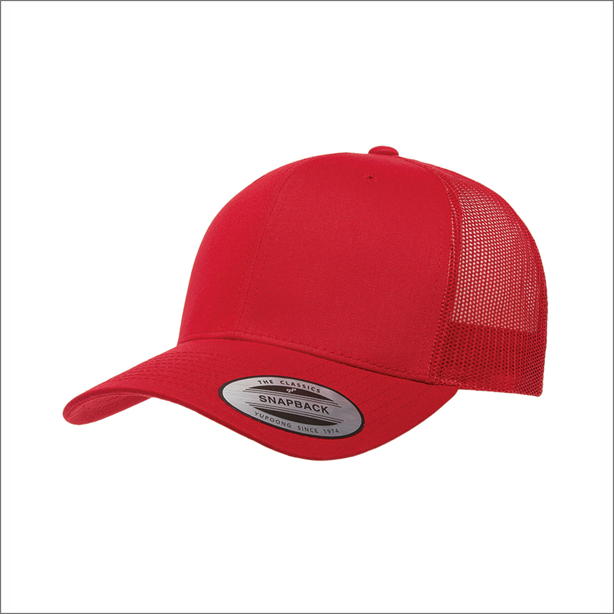 Snapback Hat - Meshback Retro Trucker - Yupoong YU6606