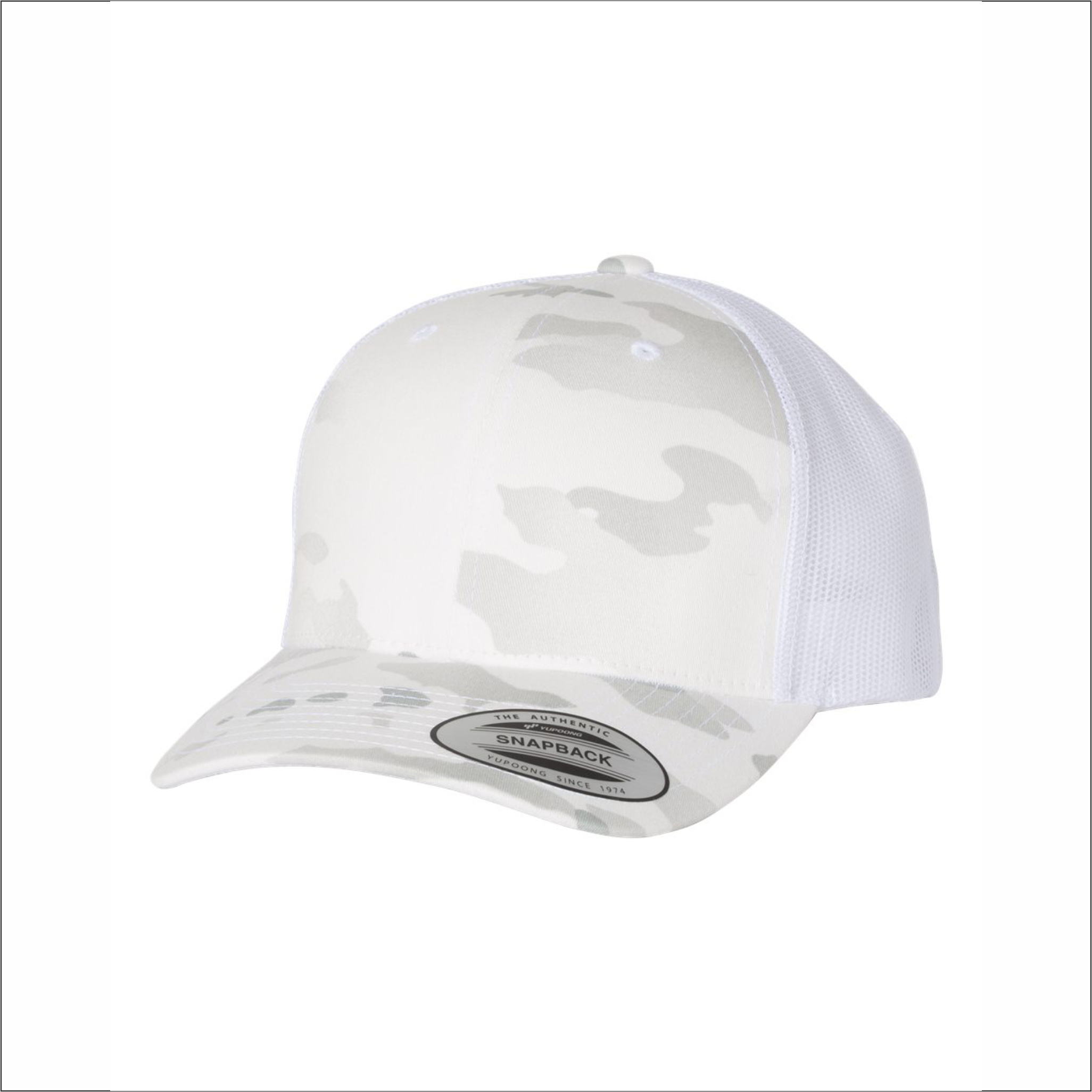 Snapback Hat - Meshback Retro Trucker Multicam - Yupoong YU6606