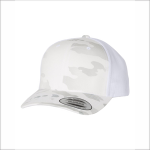 Snapback Hat - Meshback Retro Trucker Multicam - Yupoong YU6606